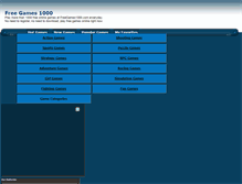 Tablet Screenshot of freegames1000.com